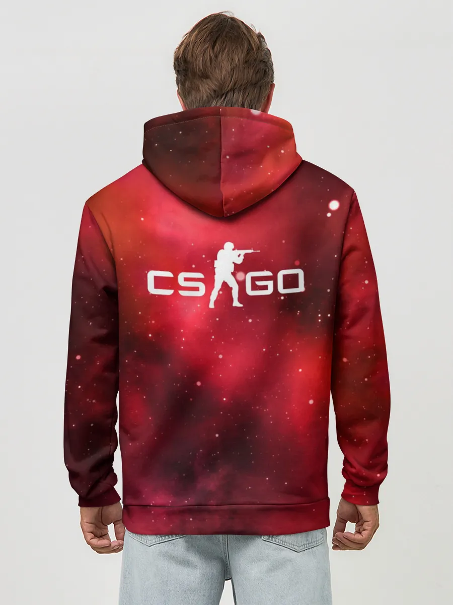 Худи мужской база хлопок / One Shot One Kill