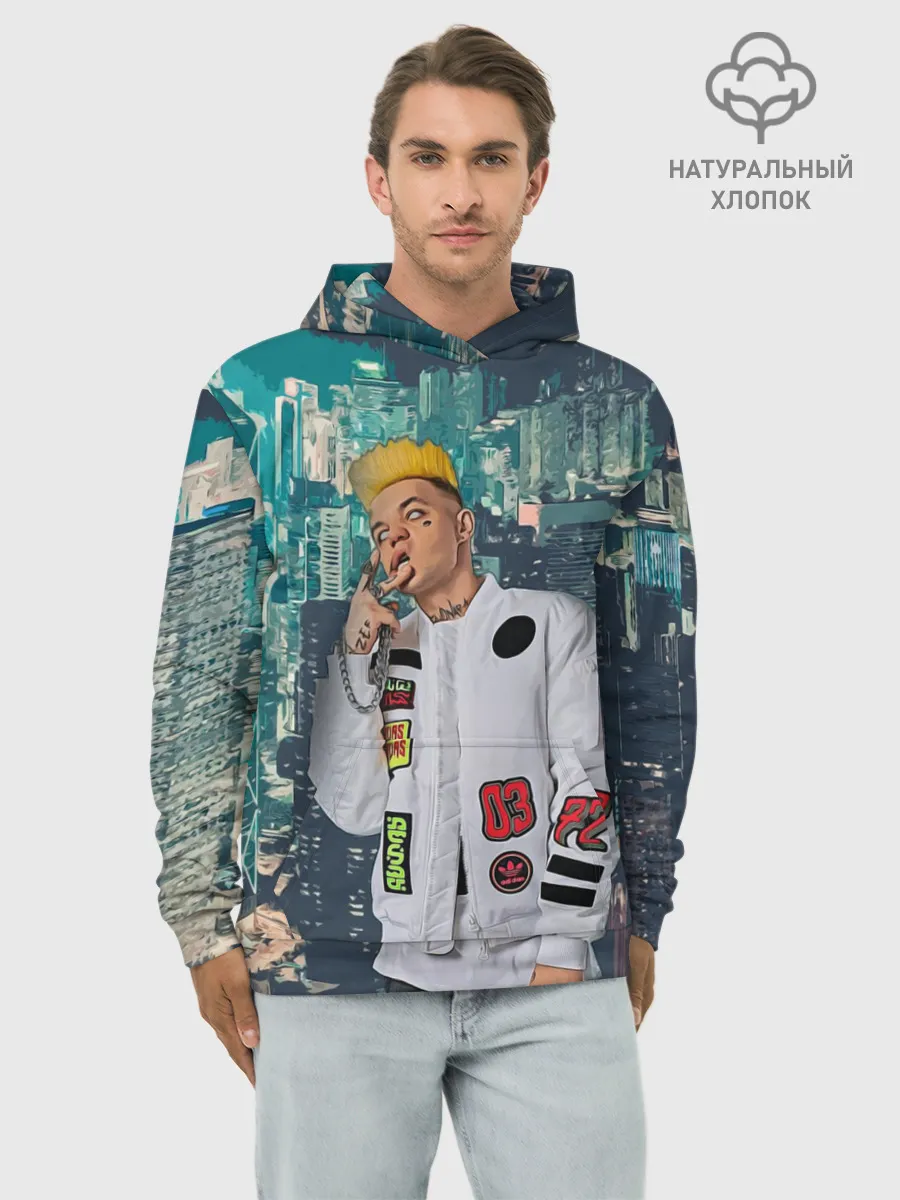 Худи мужской база хлопок / Сайонара бой