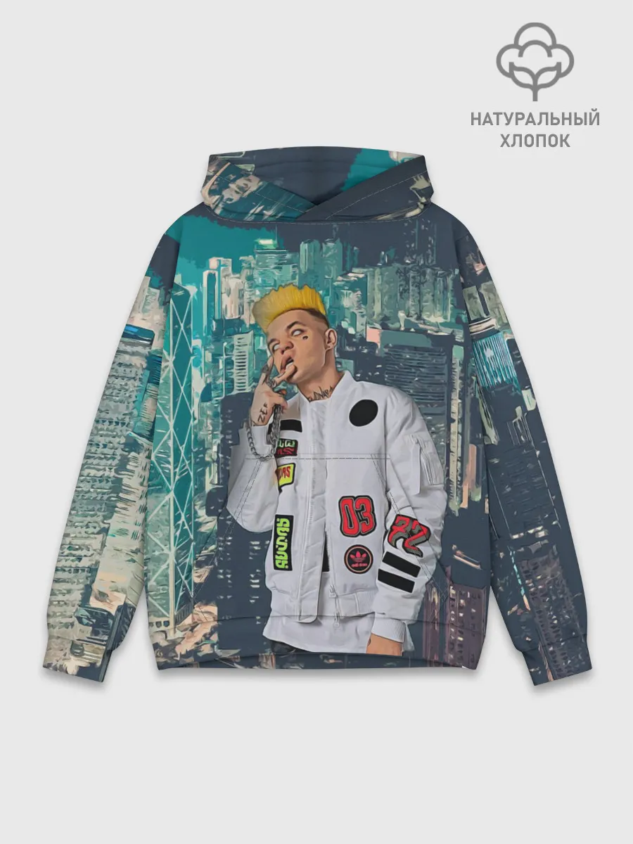 Худи мужской база хлопок / Сайонара бой