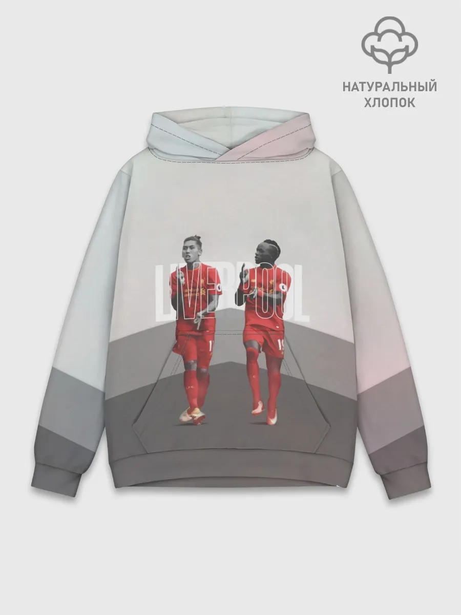 Худи мужской база хлопок / Liverpool