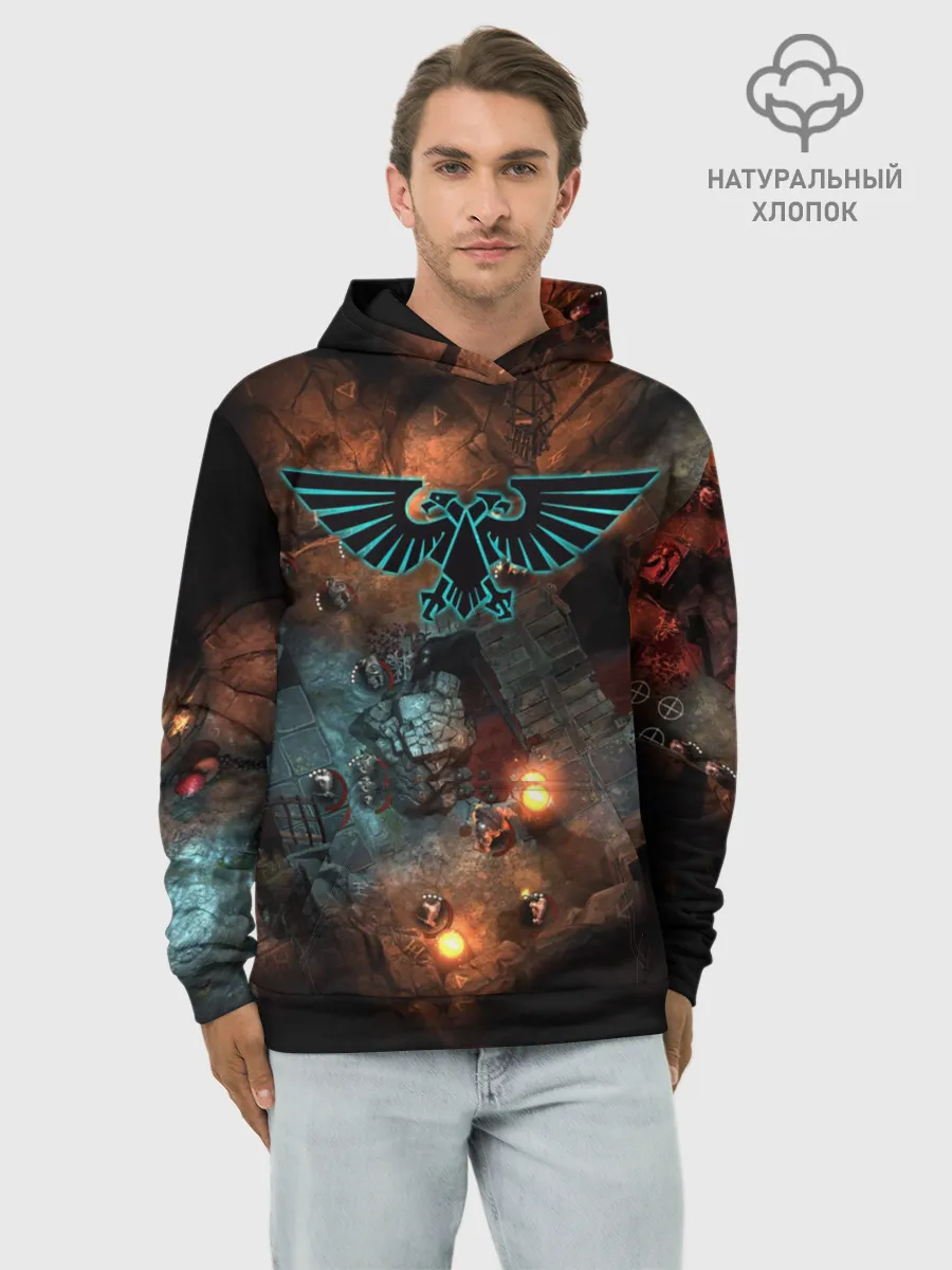 Худи мужской база хлопок / Warhammer