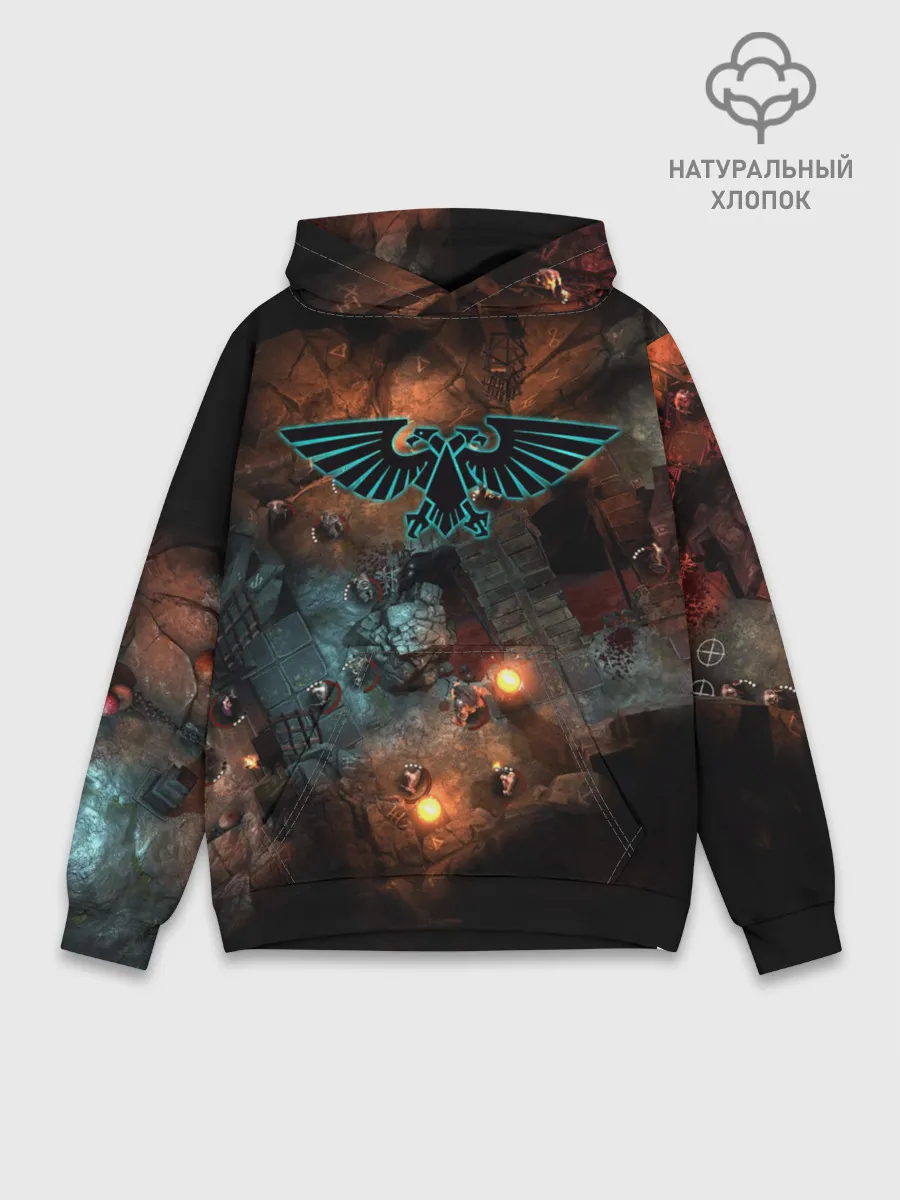 Худи мужской база хлопок / Warhammer