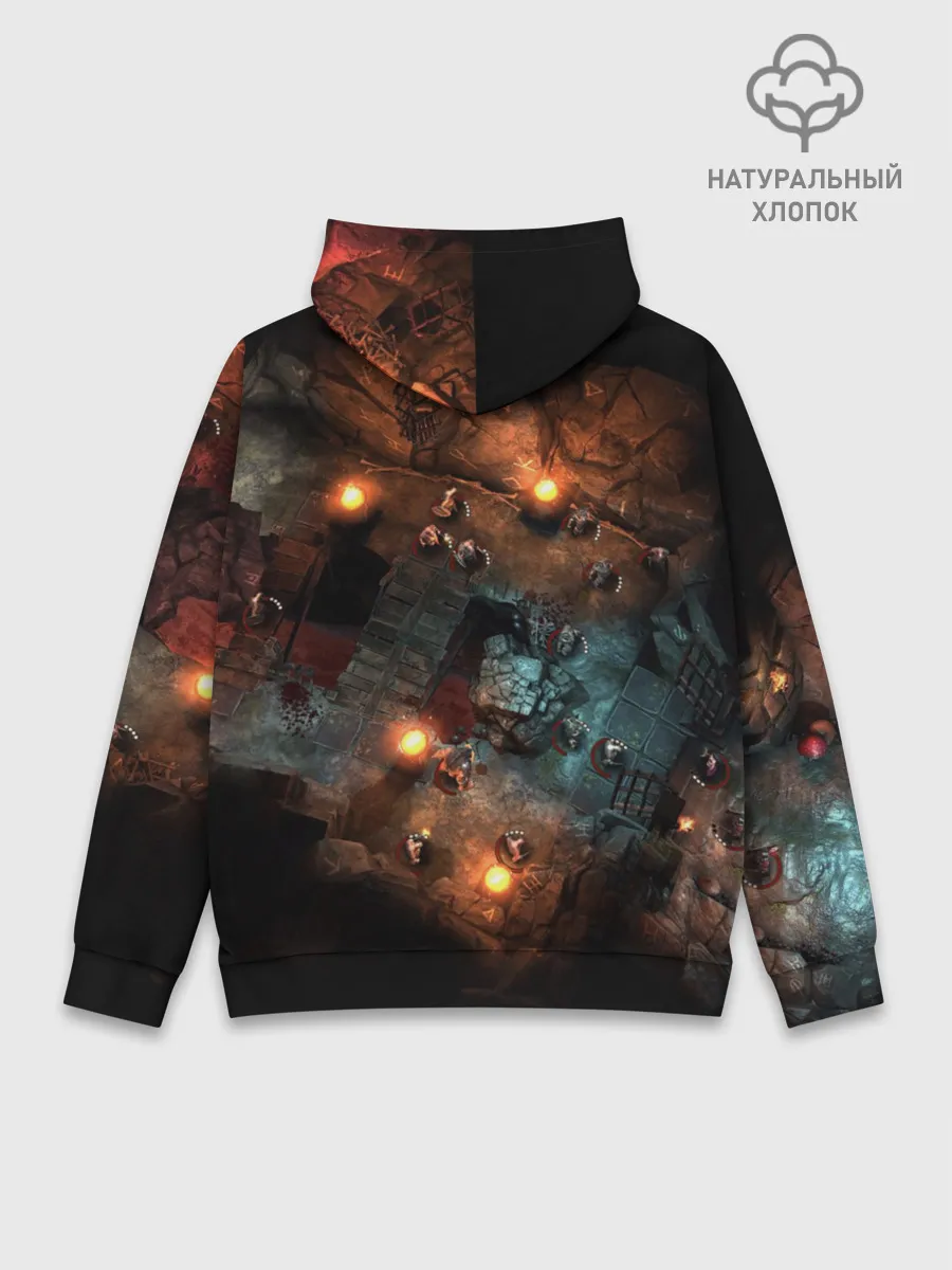 Худи мужской база хлопок / Warhammer
