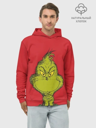 Худи мужской база хлопок / Grinch