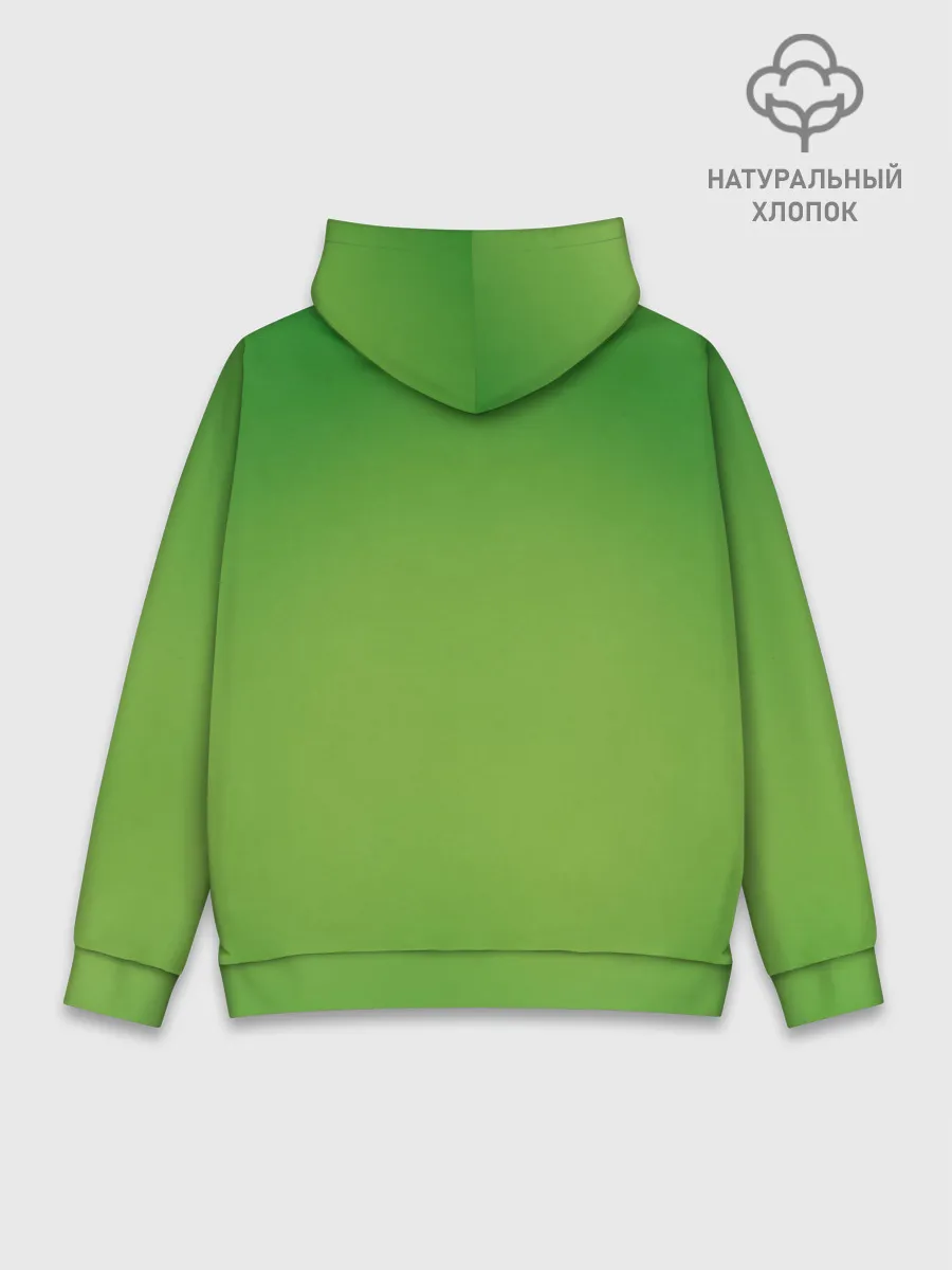 Худи мужской база хлопок / Гринч