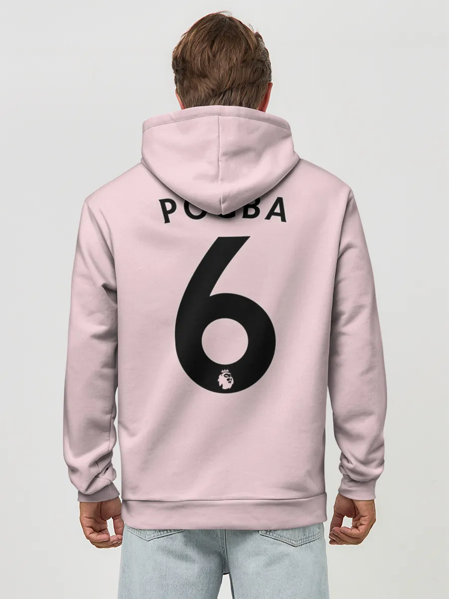 Худи мужской база хлопок / Pogba third 18-19