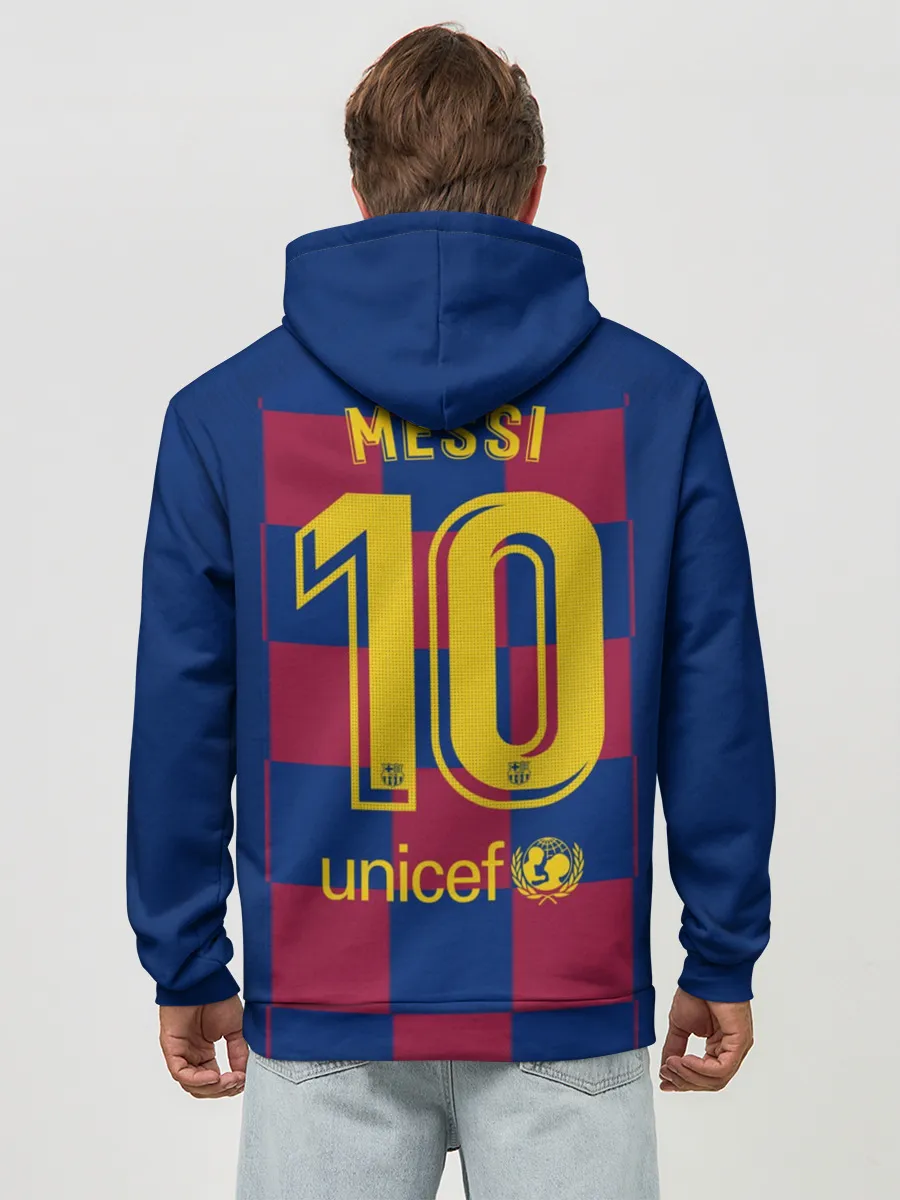Худи мужской база хлопок / Messi home 19-20 season