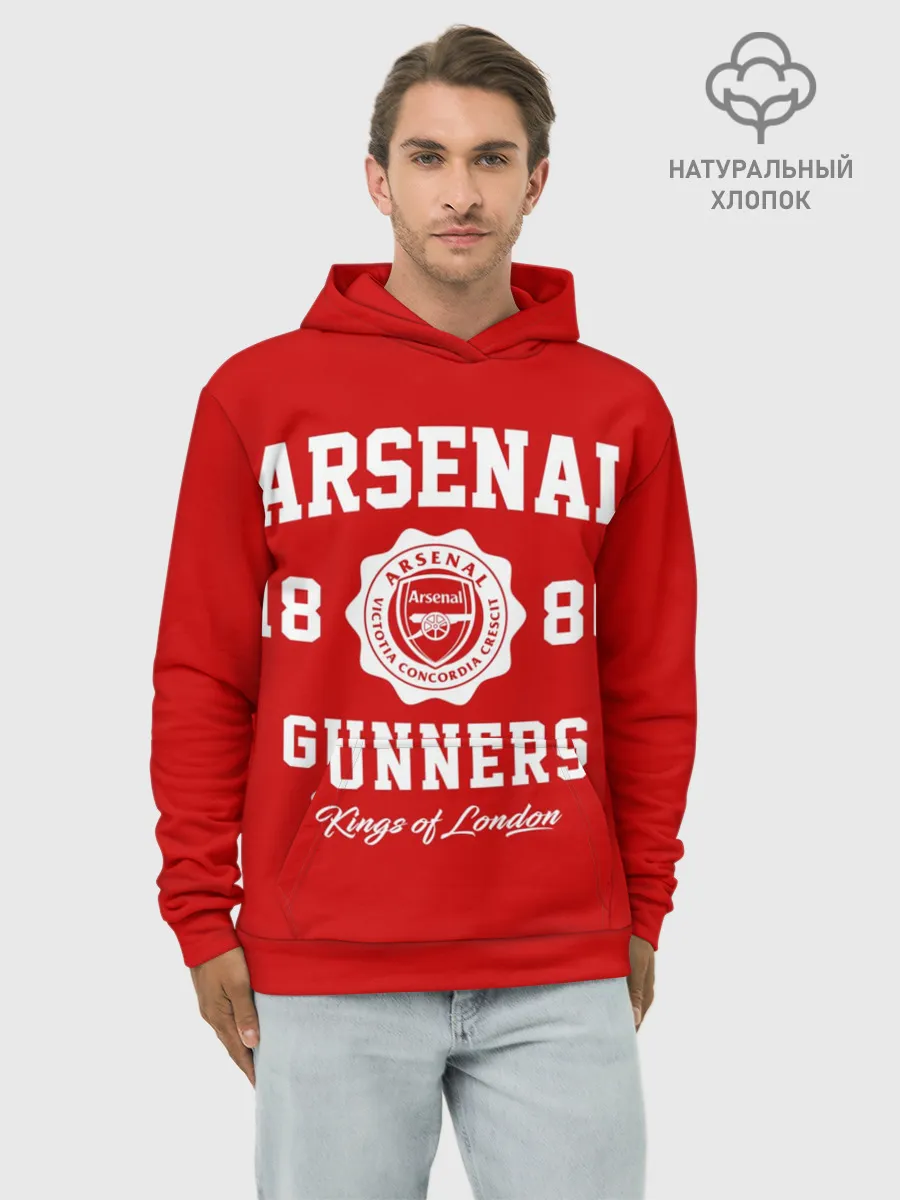 Худи мужской база хлопок / Арсенал