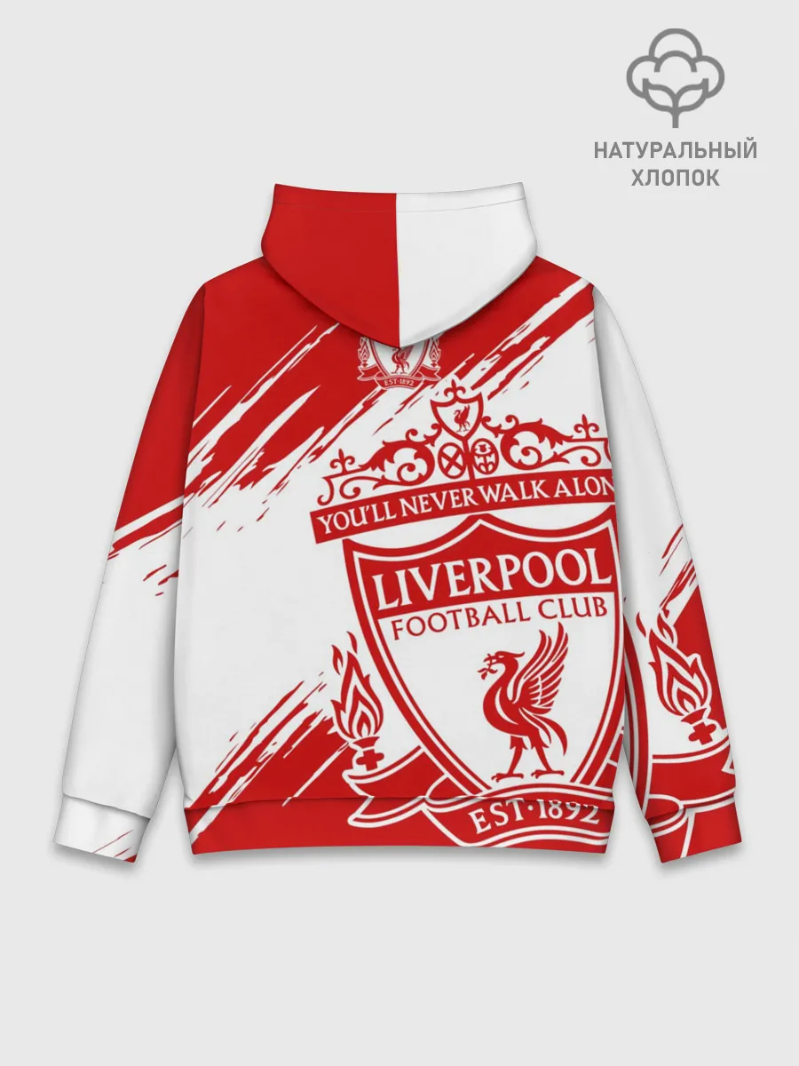 Худи мужской база хлопок / Ливерпуль