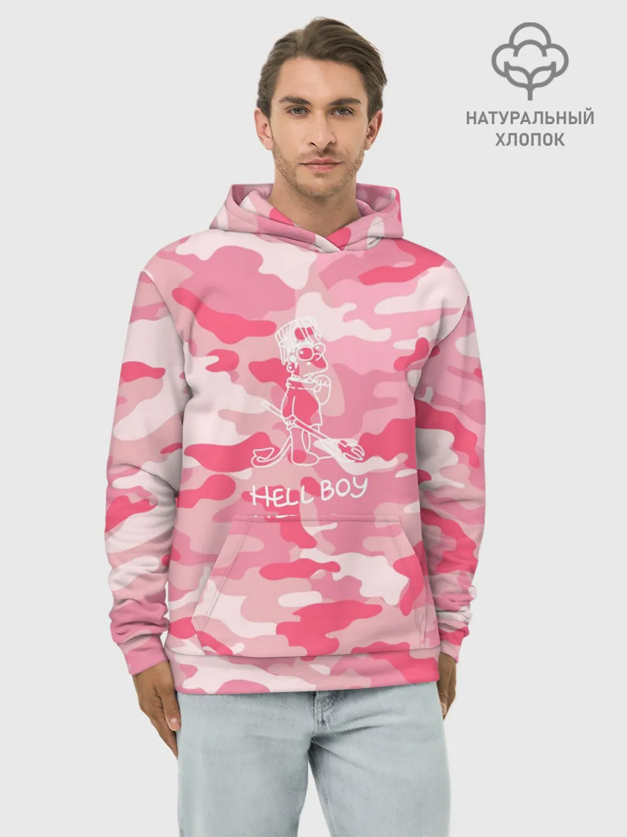 Худи мужской база хлопок / Hellboy
