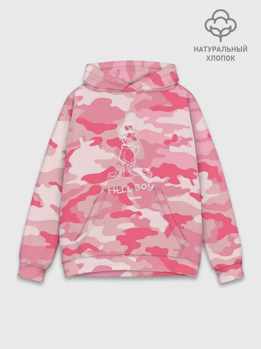 Худи мужской база хлопок / Hellboy