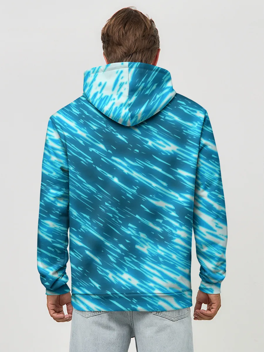 Худи мужской база хлопок / ЛЕДЯНОЙ ШТОРМ