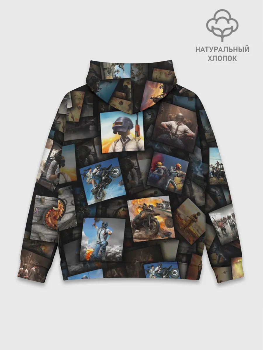 Худи мужской база хлопок / PUBG