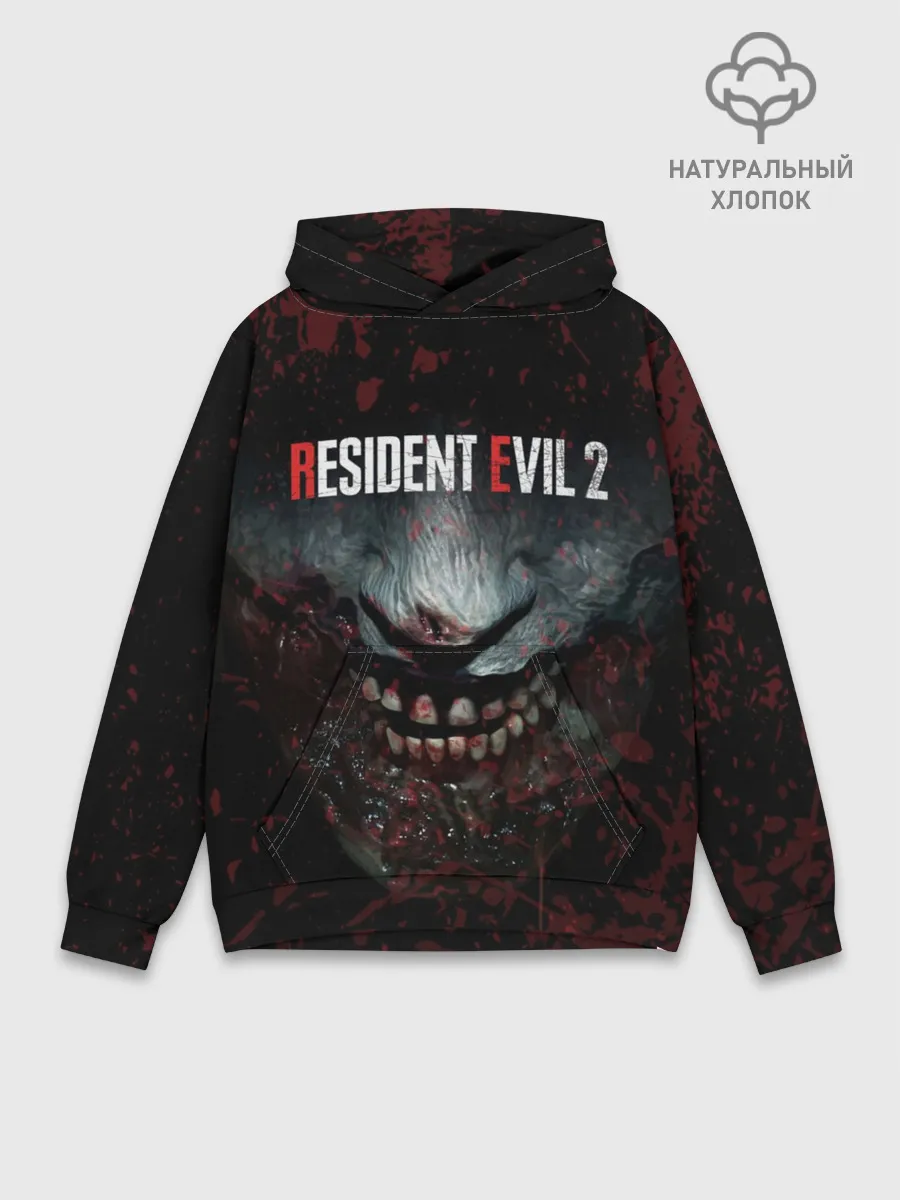 Худи мужской база хлопок / Resident Evil 2 Remake