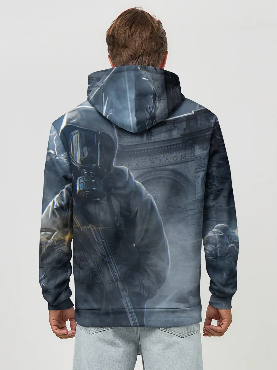 Худи мужской база хлопок / Metro Exodus