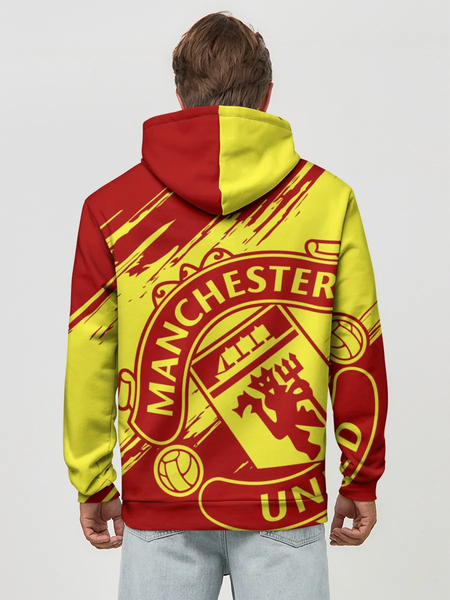 Худи мужской база хлопок / Манчестер Юнайтед