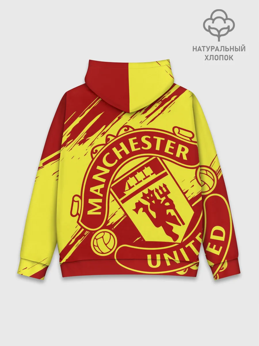 Худи мужской база хлопок / Манчестер Юнайтед
