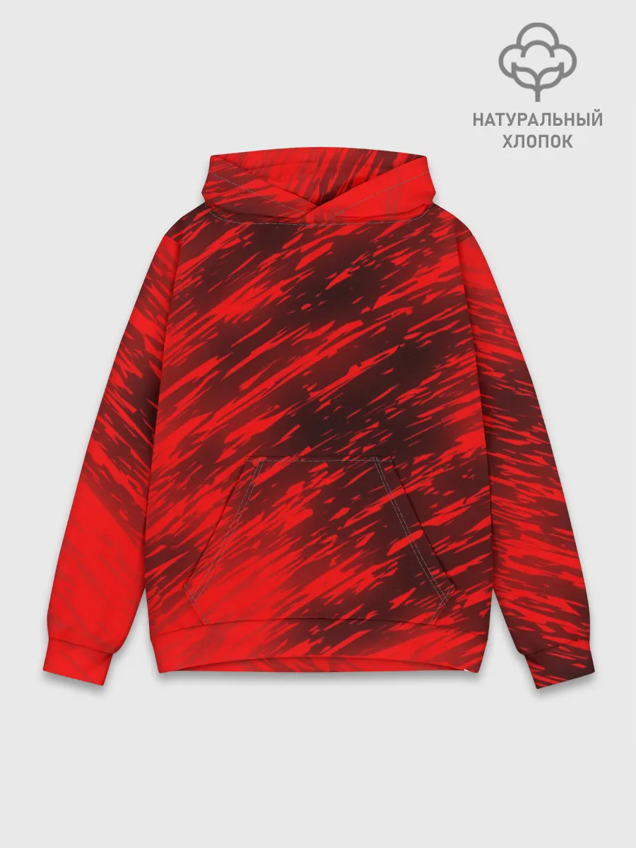 Худи мужской база хлопок / RED FIRE STORM