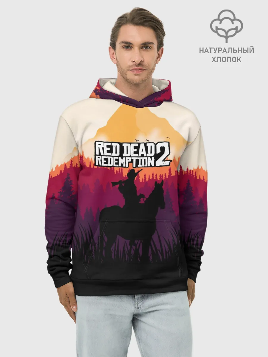 Худи мужской база хлопок / Red Dead Redemption 2