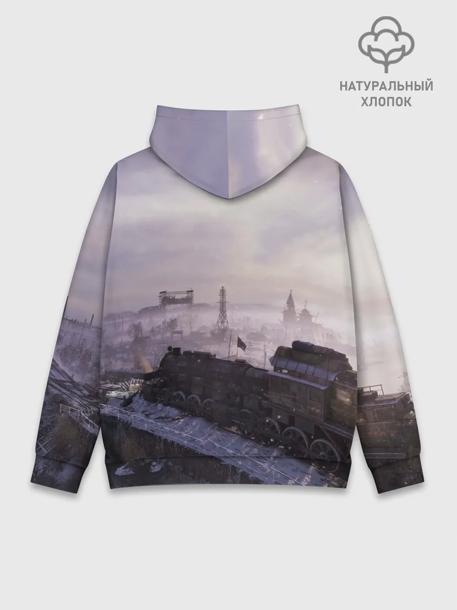 Худи мужской база хлопок / Metro Exodus