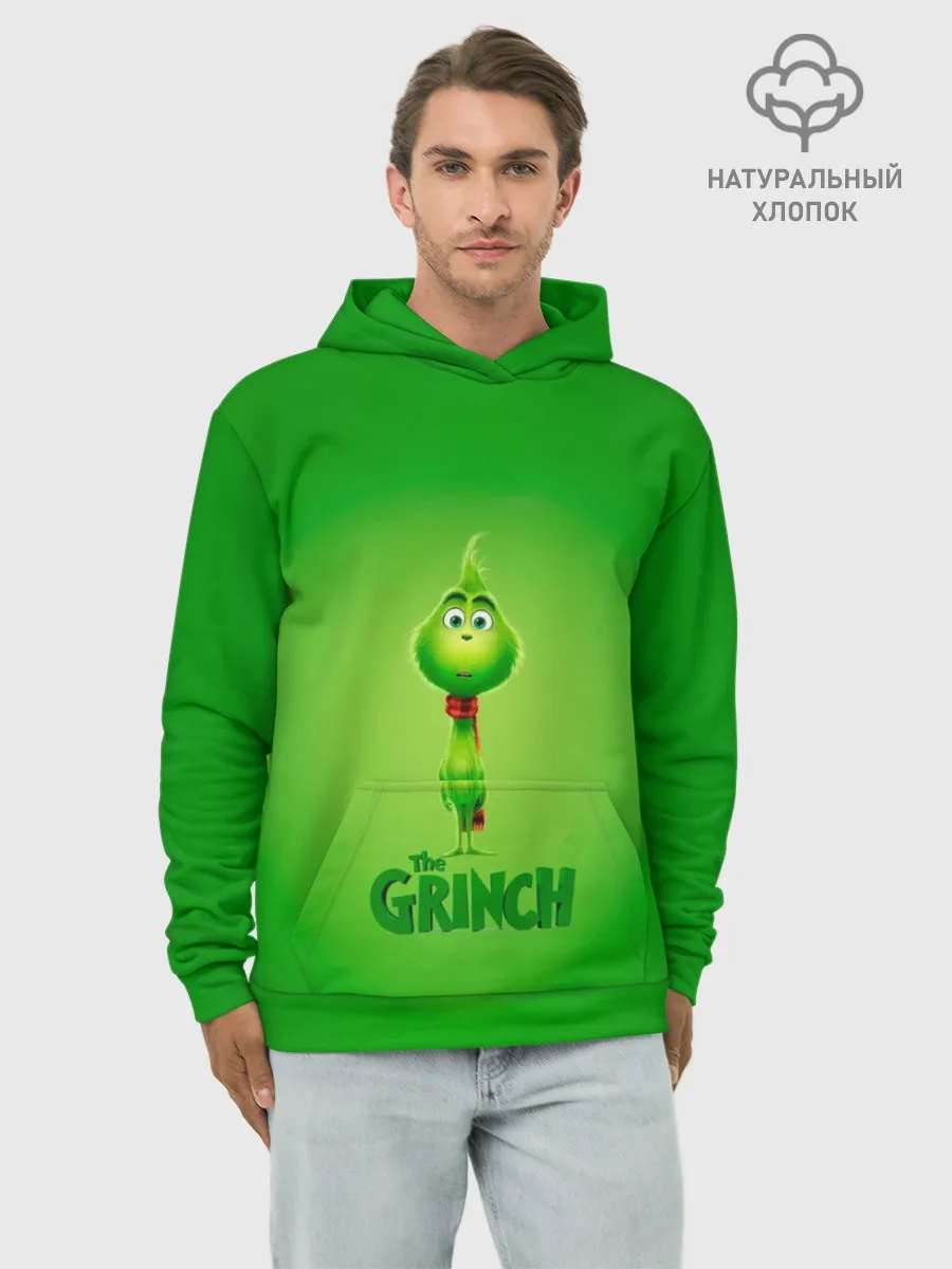 Худи мужской база хлопок / Dr. Seuss The Grinch