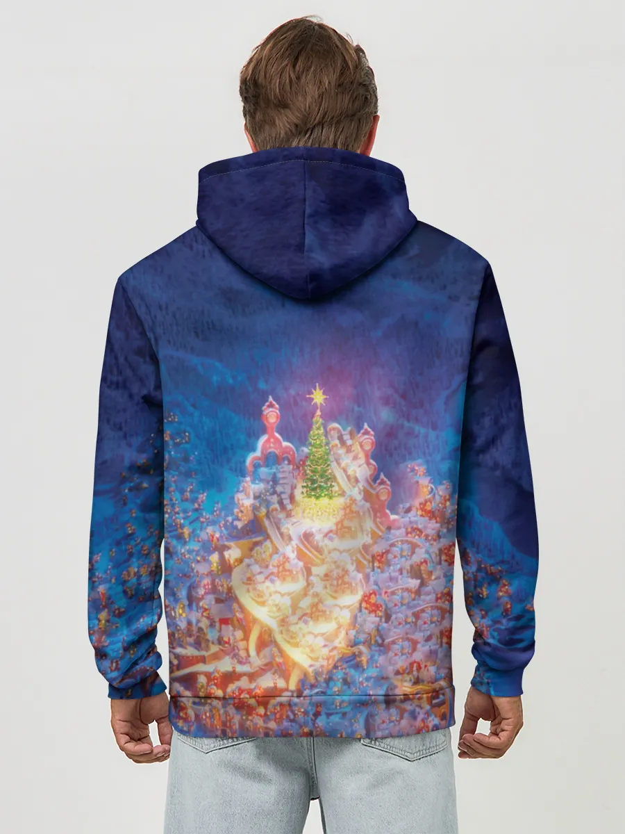 Худи мужской база хлопок / Dr. Seuss The Grinch