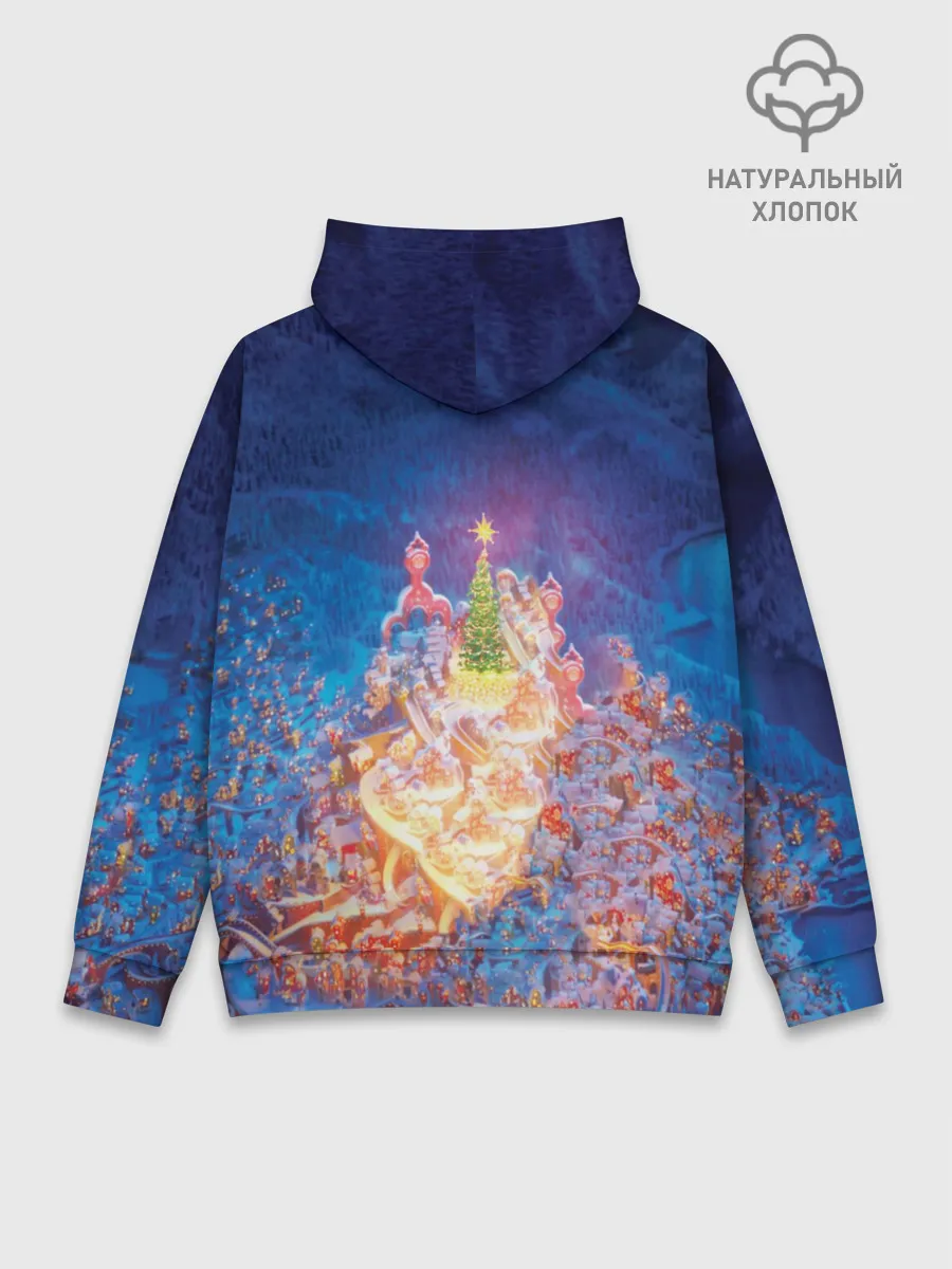 Худи мужской база хлопок / Dr. Seuss The Grinch