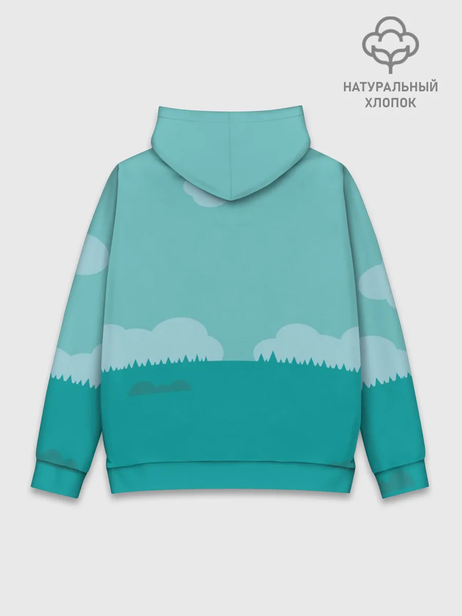 Худи мужской база хлопок / DAB Корова