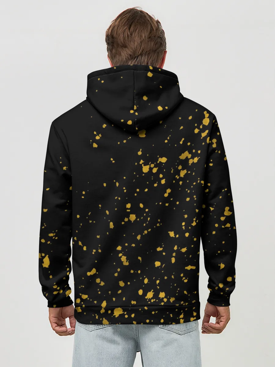 Худи мужской база хлопок / Bumblebee