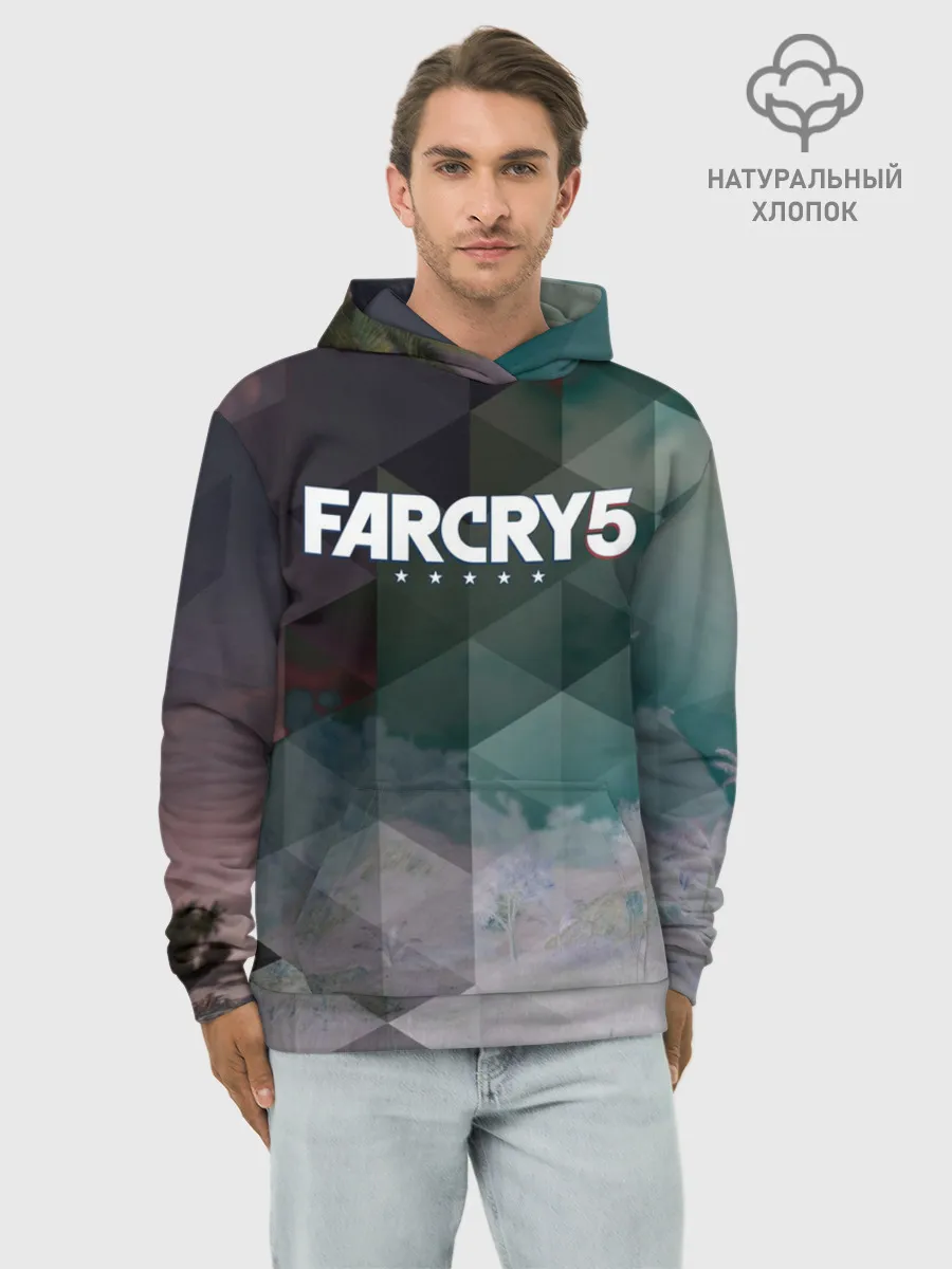 Худи мужской база хлопок / FarCry polygon