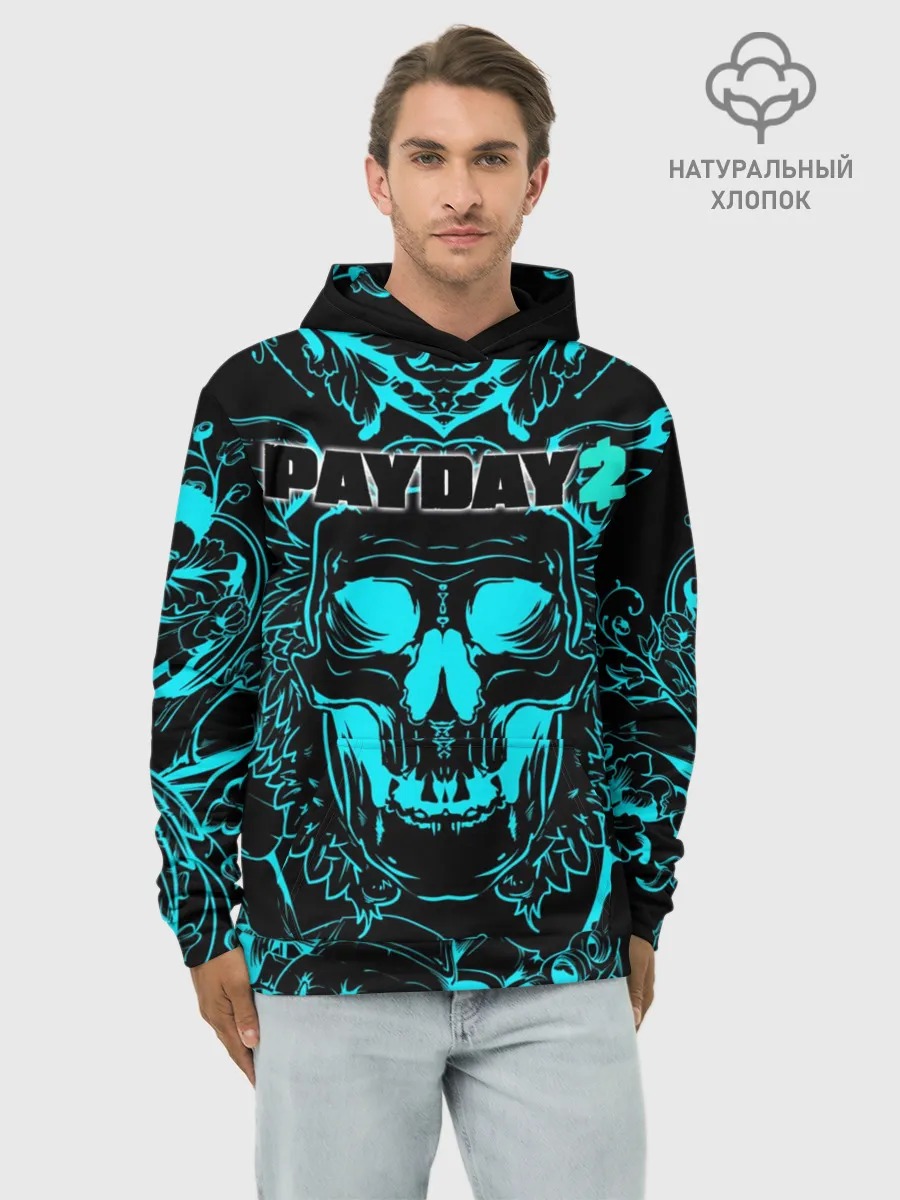 Худи мужской база хлопок / Payday 2