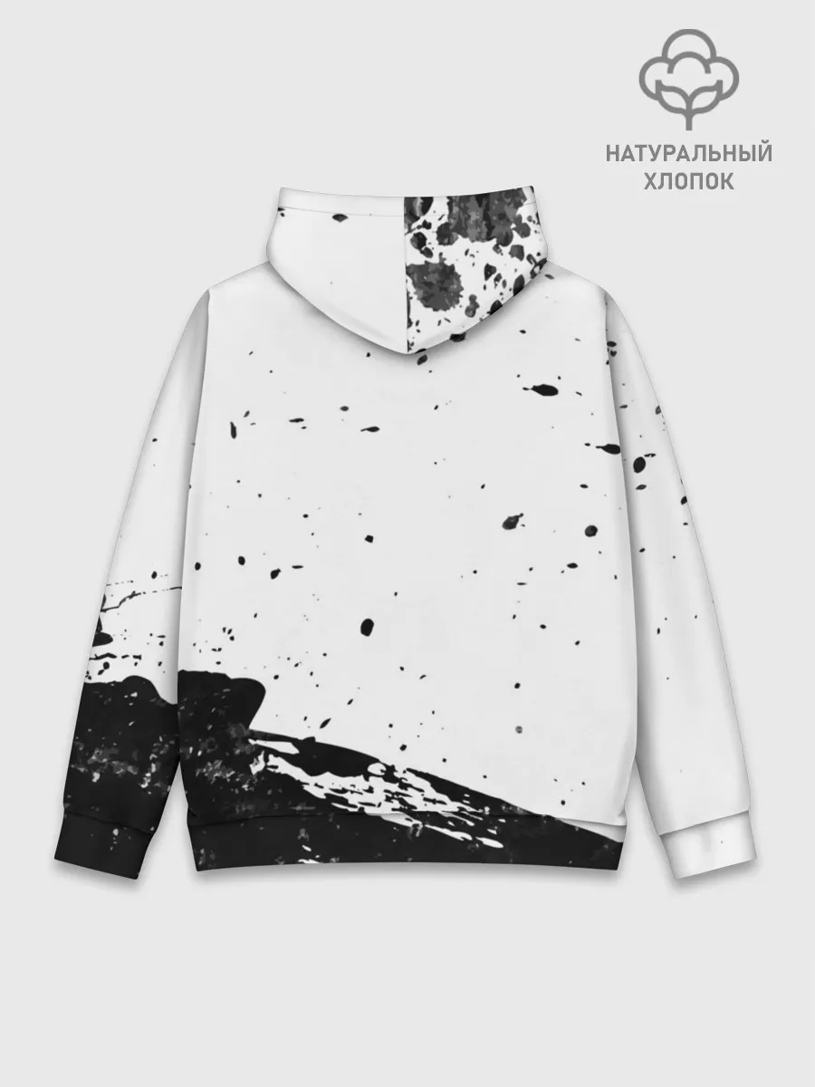 Худи мужской база хлопок / В Мокрых Кроссах