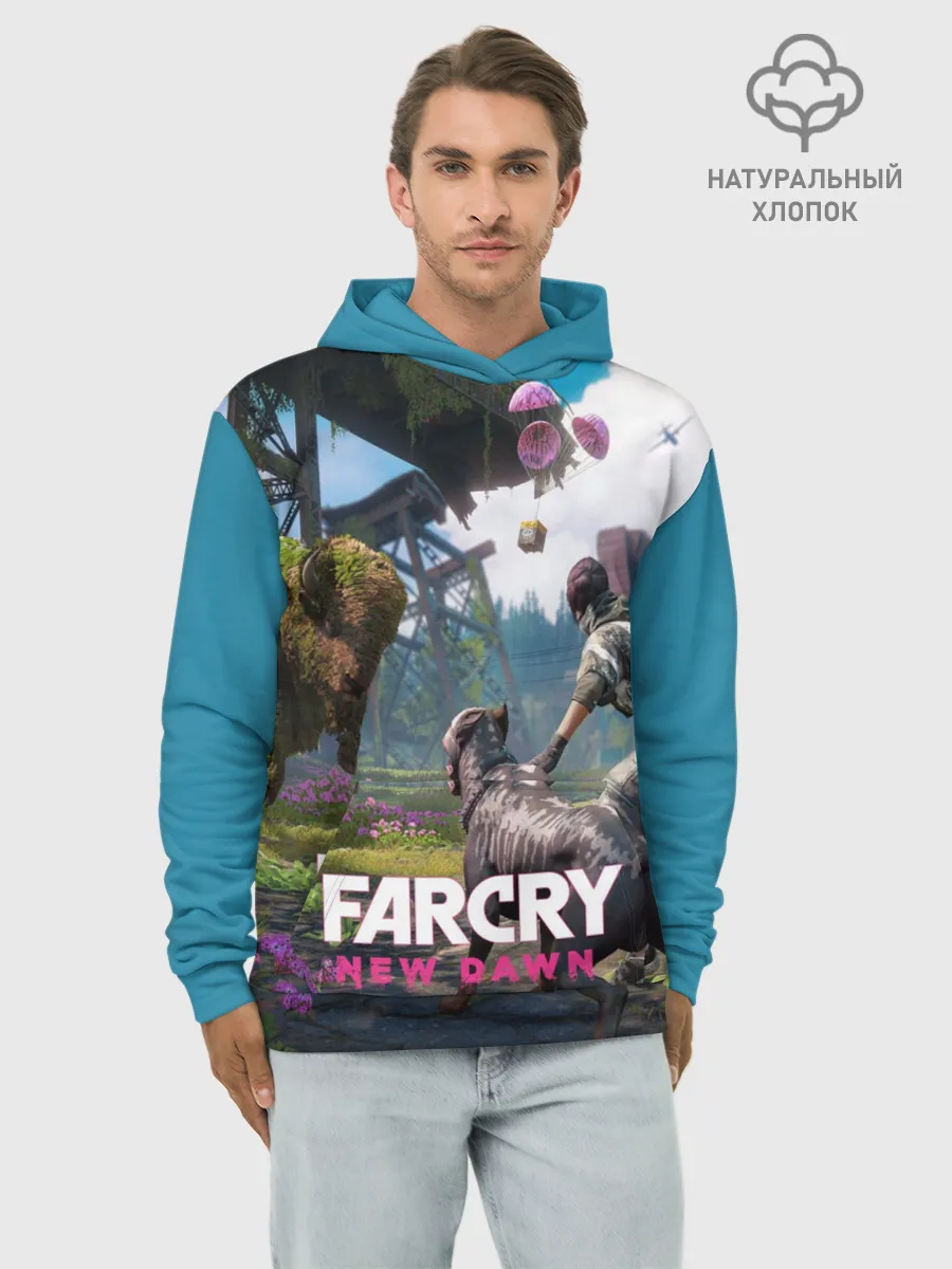 Худи мужской база хлопок / FARCRY:NEW DAWN