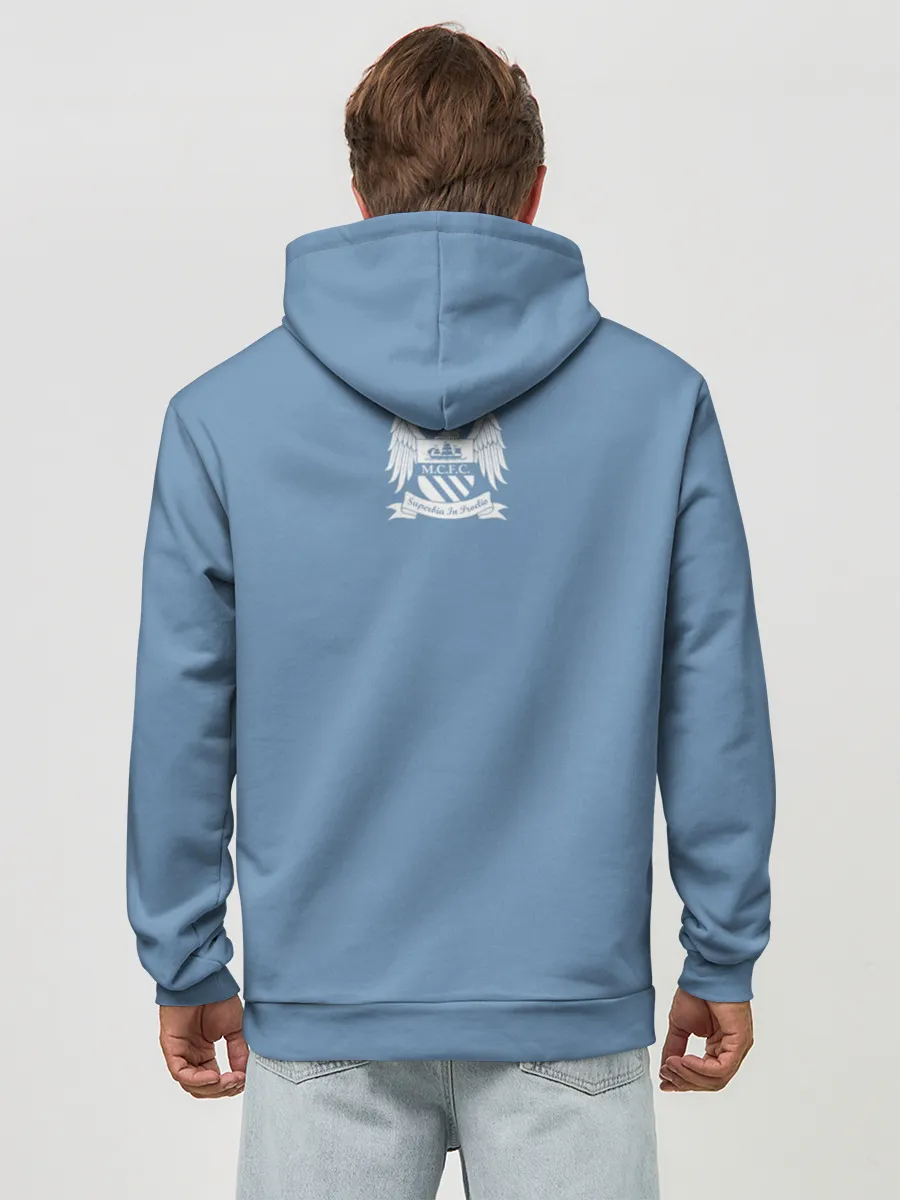Худи мужской база хлопок / Манчестер Сити