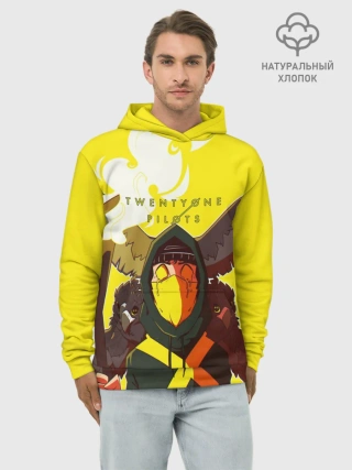 Худи мужской база хлопок / Twenty one pilots
