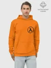 Худи мужской база хлопок / HALF-LIFE