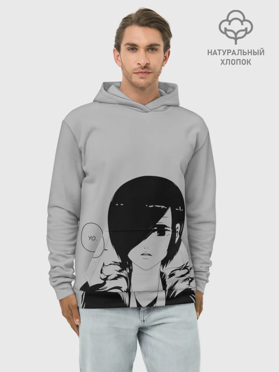 Худи мужской база хлопок / Тоука