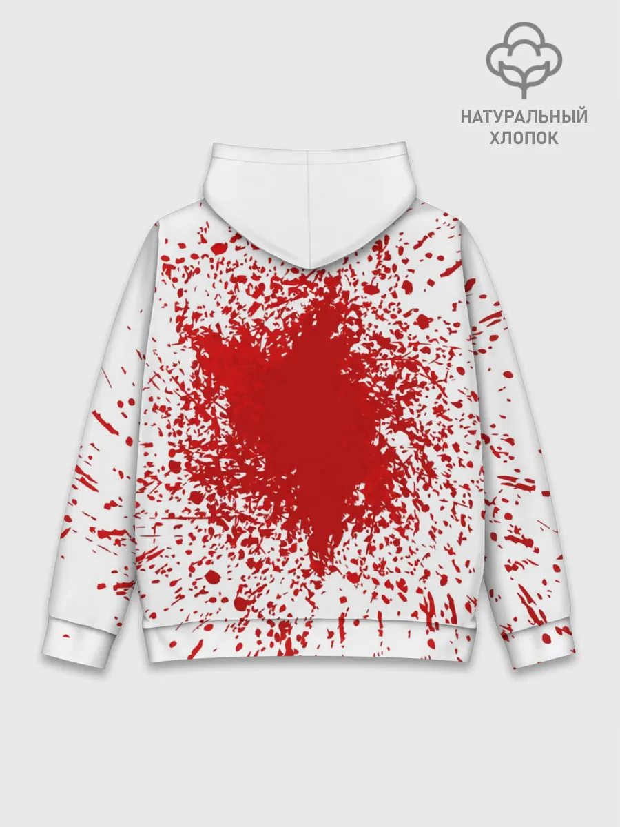 Худи мужской база хлопок / Goblin Slayer blood spots