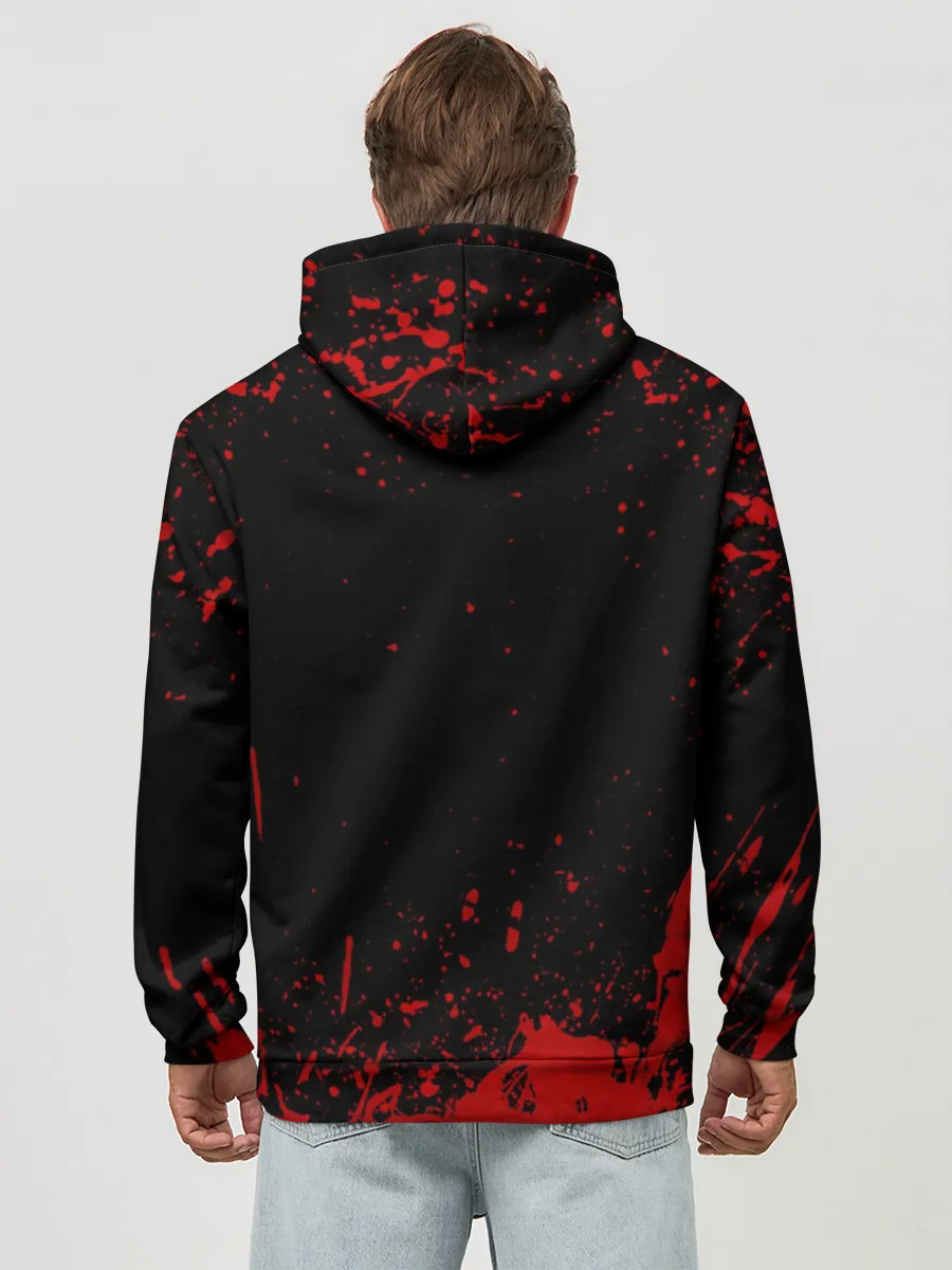 Худи мужской база хлопок / Goblin Slayer stains