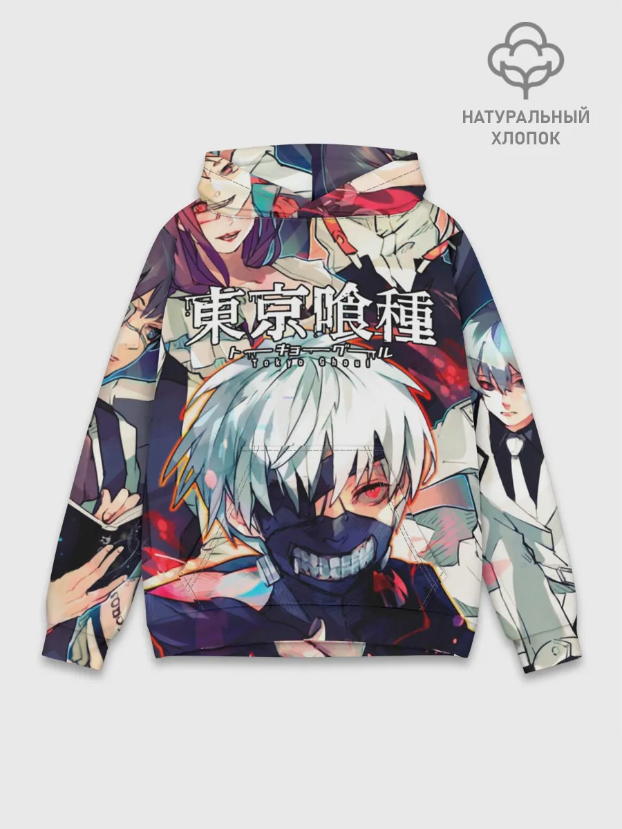 Худи мужской база хлопок / Tokyo Ghoul