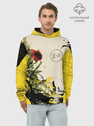 Худи мужской база хлопок / Twenty One Pilots - Trench