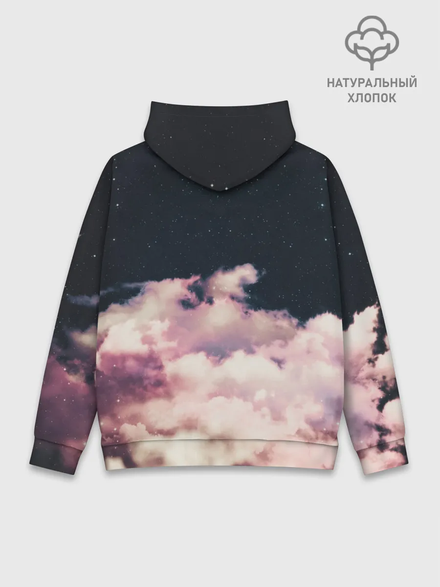 Худи мужской база хлопок / Marshmallow