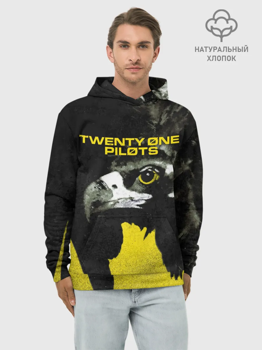 Худи мужской база хлопок / Twenty One Pilots - Trench