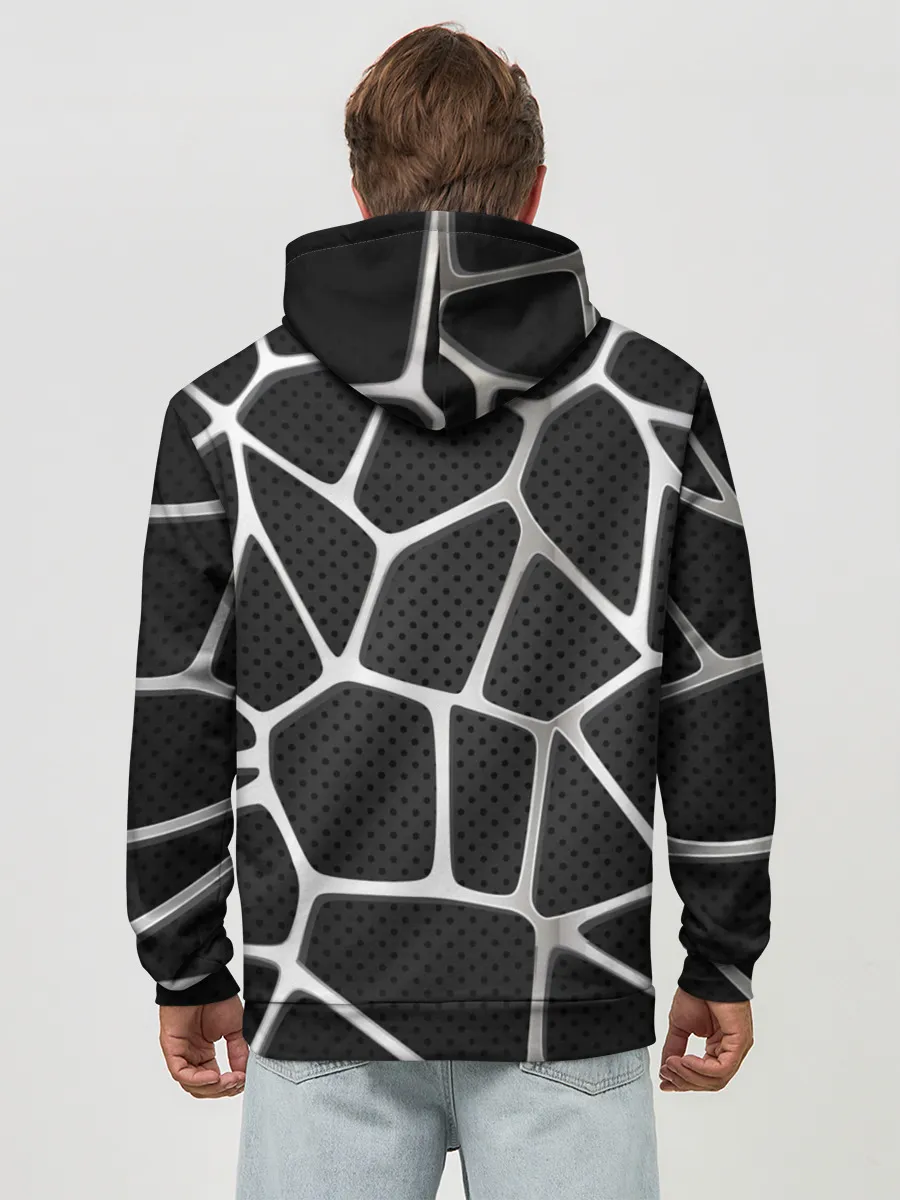 Худи мужской база хлопок / Серебряная паутина