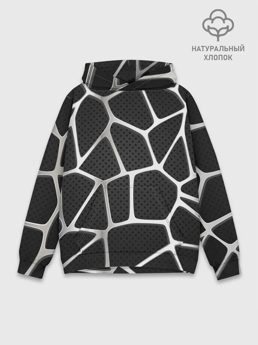 Худи мужской база хлопок / Серебряная паутина