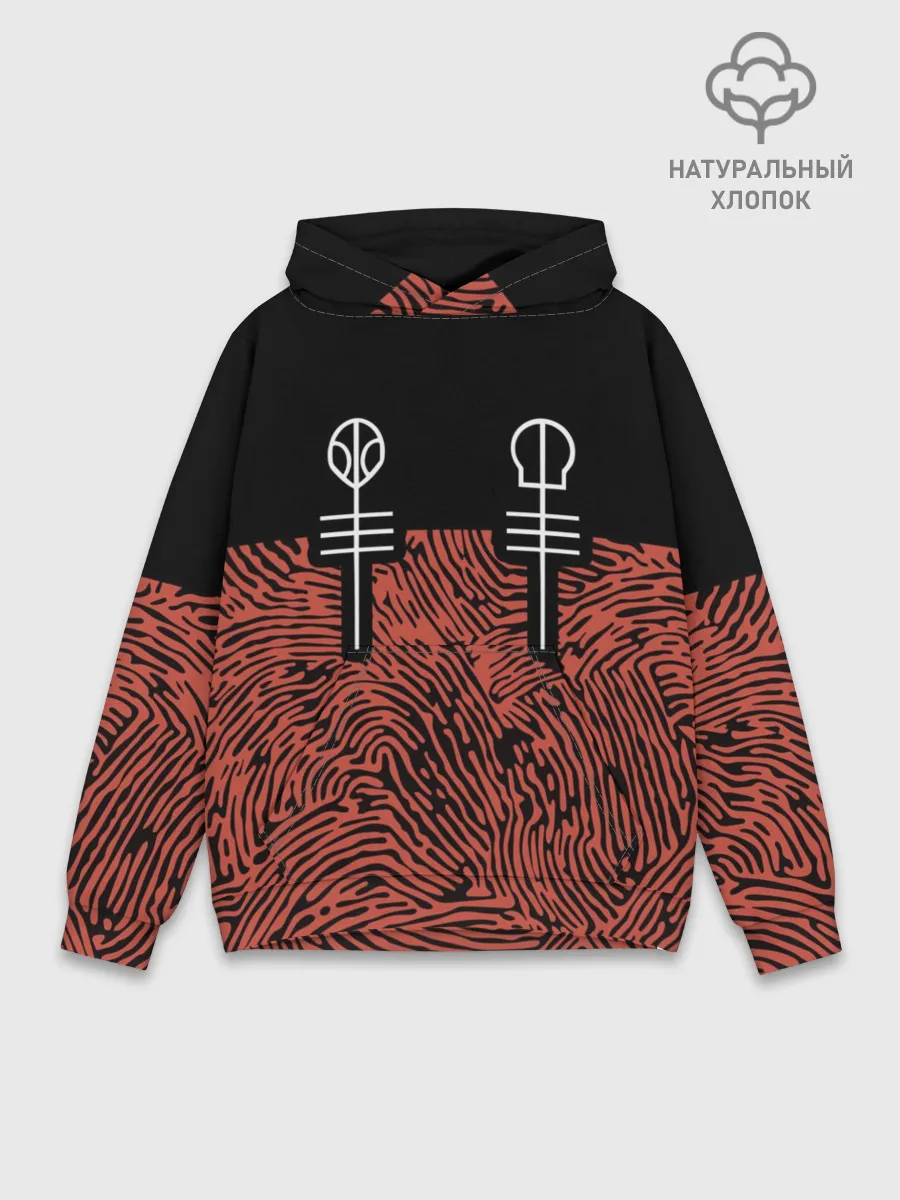 Худи мужской база хлопок / Twenty One Pilots - Blurryface