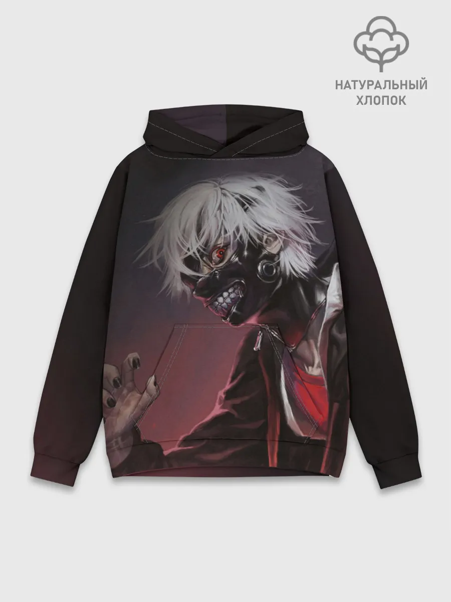 Худи мужской база хлопок / Токийский гуль