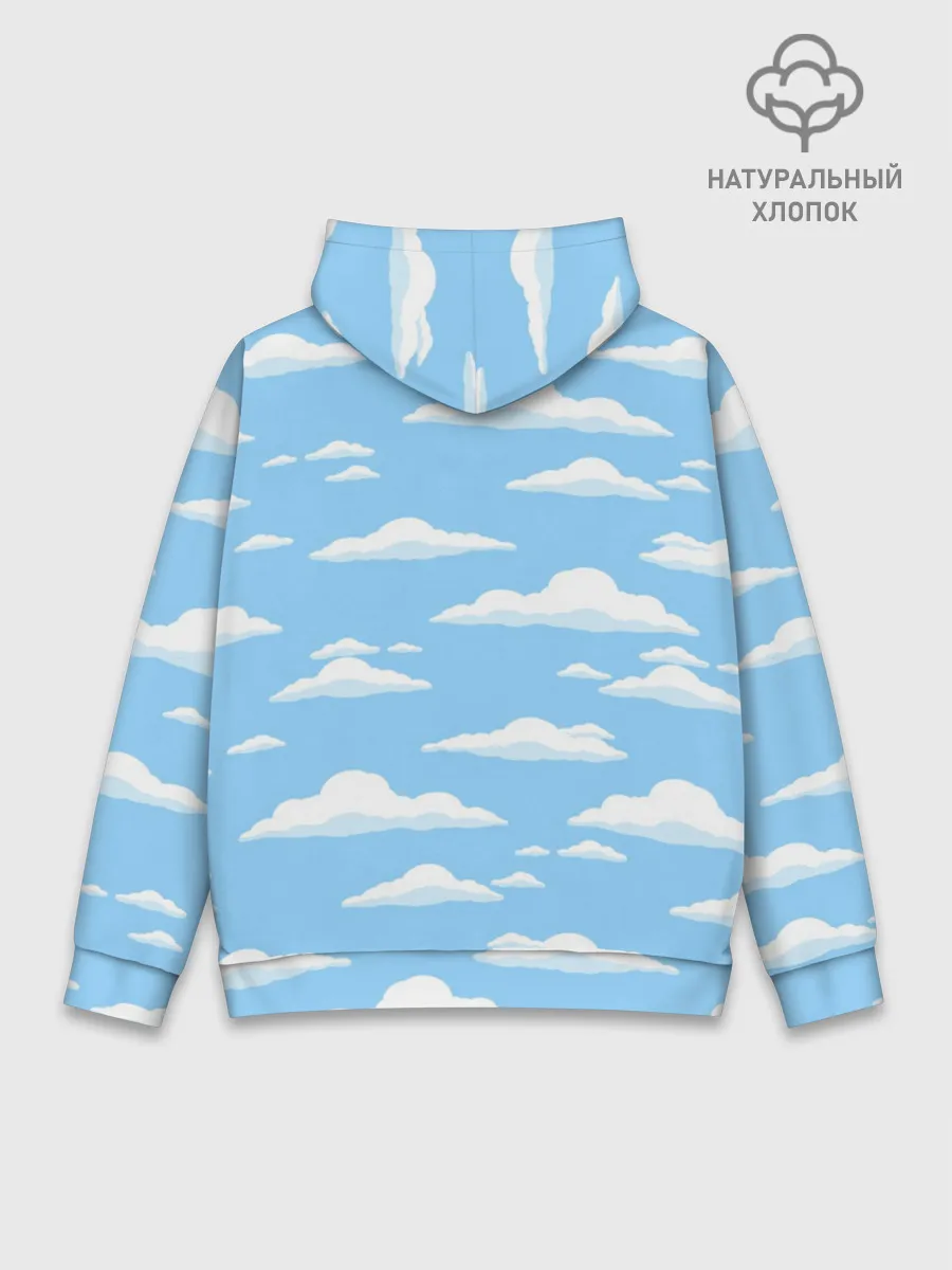 Худи мужской база хлопок / Слишком Милый