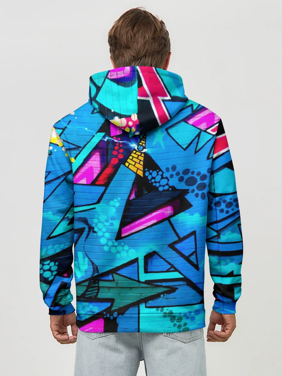 Худи мужской база хлопок / GRAFFITY