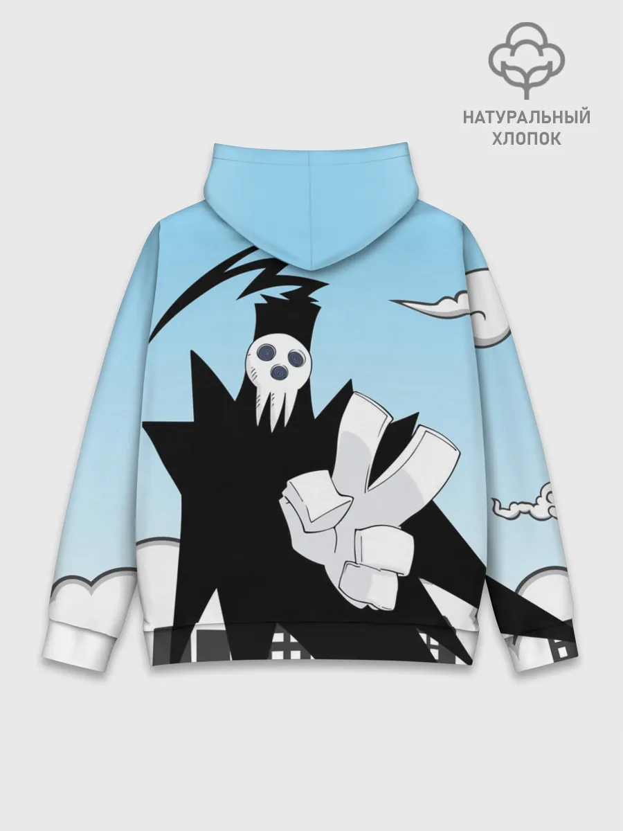 Худи мужской база хлопок / Soul Eater - Shinigami